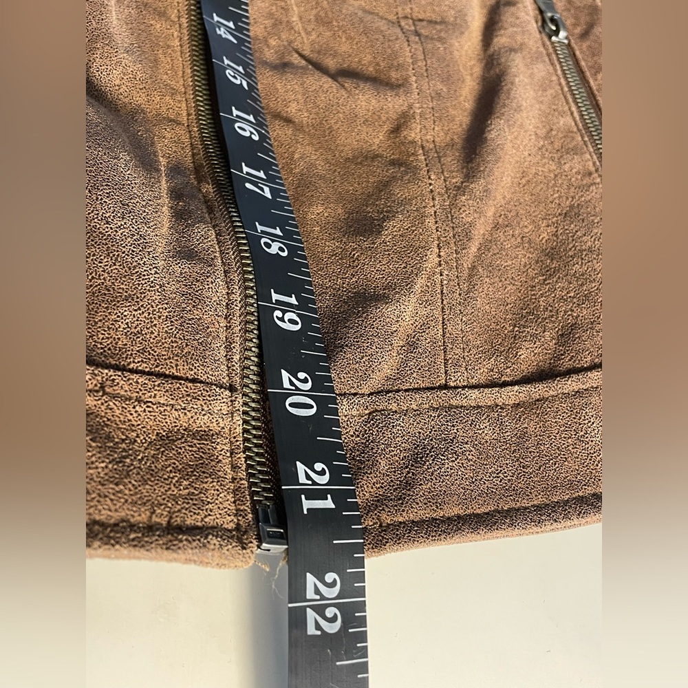 Levi’s Genuine Leather Brown Biker/Mojo Jacket - Picture 10 of 12